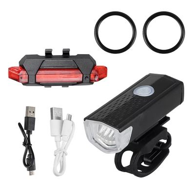 3 modalità luci LED per biciclette impostate per 1,5-4 ore resistenza e batteria ricaricabile USB