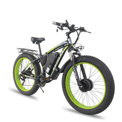 EU Warehouse Disc Brake 72V 2000W Doppio motore posteriore 23AH Batteria al litio 26&quot;x4.0&quot; Fat Tire Electric Bike