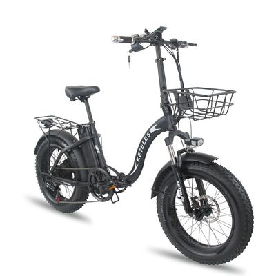 EU Warehouse 1000W 20x4.0 Fat Tire Folding Electric Bike con batteria al litio da 48V 18Ah