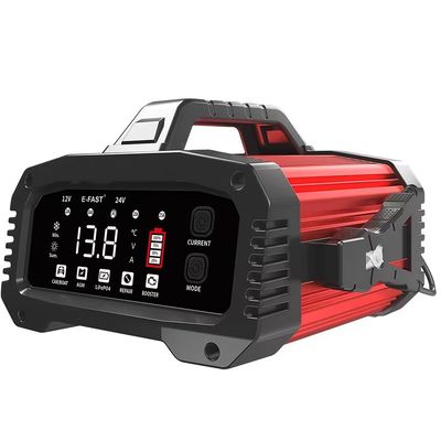 -Chic Design Foxsur 12V 24V 25A Smart Battery Charger per auto