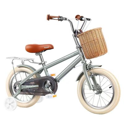 Bici di allenamento per bambini con forchetta di acciaio per ragazze e ragazzi di età compresa tra 2 e 7 anni Correre in bicicletta