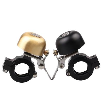 Corno di alluminio per biciclette retrò classiche Ciclismo Accessoiri manubrio bicicletta oro nero