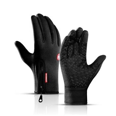 Unisex touchscreen Guanti ciclistici invernali Guanti caldi per le dita Piene Guanti per la bicicletta Sci guida
