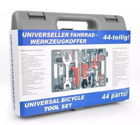 Kit di attrezzi per la riparazione di biciclette portatili 44pcs per biciclette da montagna e da strada