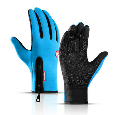 Unisex touchscreen Guanti ciclistici invernali Guanti caldi per le dita Piene Guanti per la bicicletta Sci guida