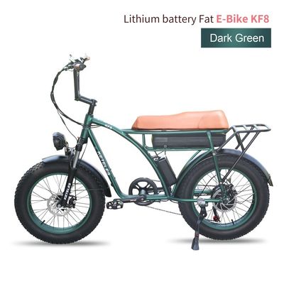 Bicicletta elettrica da 20 pollici con pneumatici grassi con batteria da 23AH e marcia a 7 velocità in stock nell'UE