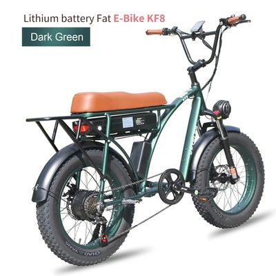 Bicicletta elettrica da 20 pollici con pneumatici grassi con batteria da 23AH e marcia a 7 velocità in stock nell'UE