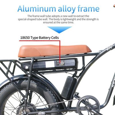 Bicicletta elettrica da 20 pollici con pneumatici grassi con batteria da 23AH e marcia a 7 velocità in stock nell'UE