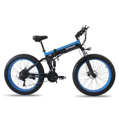 15AH Batteria 26x4.0 pollici Bicicleta elettrica con motore ad alta potenza da 1000W e marcia a 7 velocità