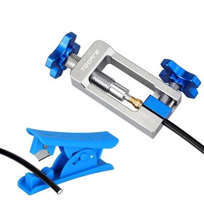 Strumento di inserimento dell'ago dell'olio per biciclette in lega di alluminio multifunzione Truncamento del corpo a cinque righe