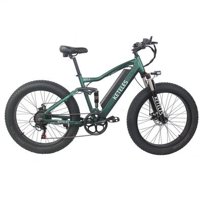 Cornice in lega di alluminio 48V 13AH batteria al litio gomma grassa bici elettrica con motore da 1000W