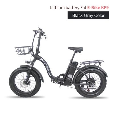 E-bike pieghevole a batteria al litio da 15AH con gomma a grassi da 20x4,0 pollici
