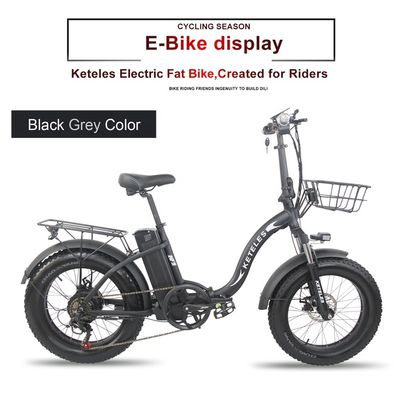 E-bike pieghevole a batteria al litio da 15AH con gomma a grassi da 20x4,0 pollici