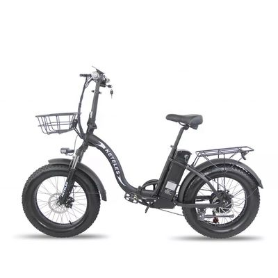 E-bike pieghevole a batteria al litio da 15AH con gomma a grassi da 20x4,0 pollici