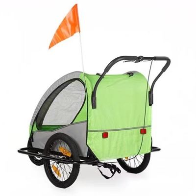 2021 Aluminium Bike Baby Trailer per bambini 2 porta MTB 14' ruota anteriore e 20' ruote posteriori