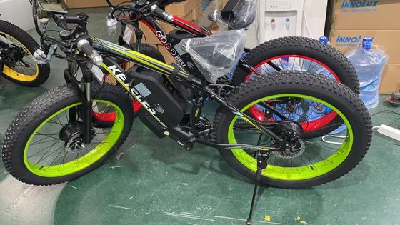 EU Warehouse Disc Brake 72V 2000W Doppio motore posteriore 23AH Batteria al litio 26&quot;x4.0&quot; Fat Tire Electric Bike