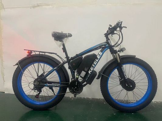 EU Warehouse Disc Brake 72V 2000W Doppio motore posteriore 23AH Batteria al litio 26&quot;x4.0&quot; Fat Tire Electric Bike
