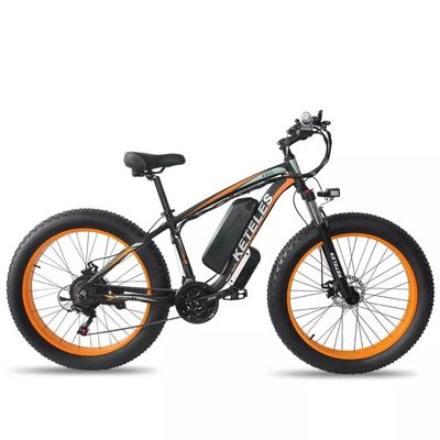 Motore 1000W 18AH Batteria 26&quot; Fat Tire Electric Bike Range per Potenza 31 60 km EU Stock