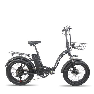 EU Warehouse 1000W 20x4.0 Fat Tire Folding Electric Bike con batteria al litio da 48V 18Ah