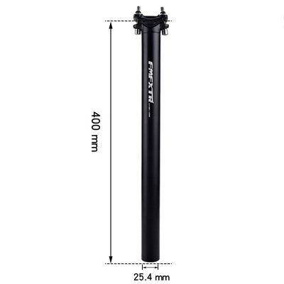 27.2/30.9/31.6*400mm tubo retto in alluminio a doppio chiodo per sedile di mountain bike