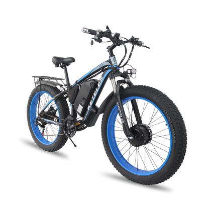 KETELES K800 Electric Fat Bike 1000W 17.5AH Batteria 26x4.0 pollici Doppio motore a due ruote motrici