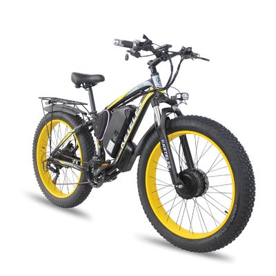 KETELES K800 Electric Fat Bike 1000W 17.5AH Batteria 26x4.0 pollici Doppio motore a due ruote motrici