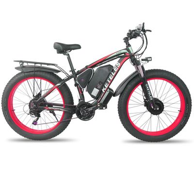KETELES K800 Electric Fat Bike 1000W 17.5AH Batteria 26x4.0 pollici Doppio motore a due ruote motrici