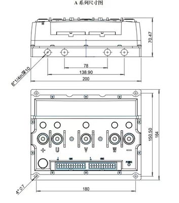 Controller a corrente continua senza spazzole da 48V a 27 velocità con Bluetooth per biciclette ibride elettriche da 3 kW a 20 kW