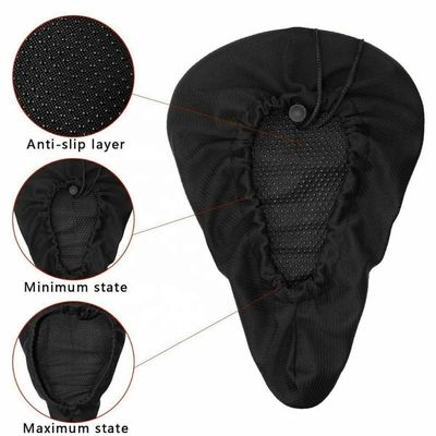 Sedile per bicicletta in silicone traspirante cuscino a gel morbido per bicicletta da montagna