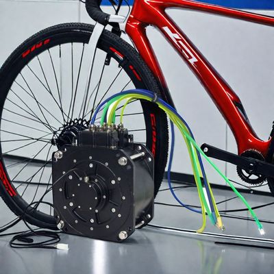 60V 26&quot; DC senza spazzole motore sincrono a tre fasi raffreddato ad acqua per bicicletta ibrida elettrica