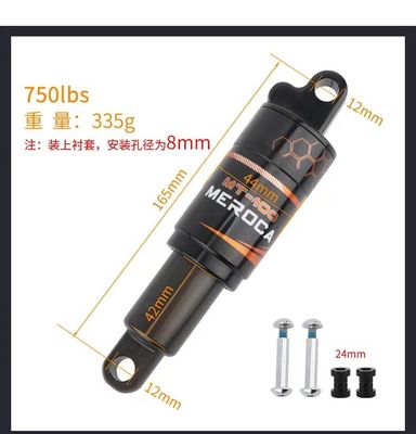 Assorbitore di urti posteriori MEROCA MTB 125/150/165/190mm 750/850/1000LBS molla di olio per mountain bike