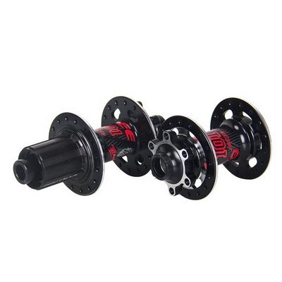 Freno a disco a sei chiodi 32 fori attraverso l'asse QR Bike Hub Set per un rilascio rapido e facile