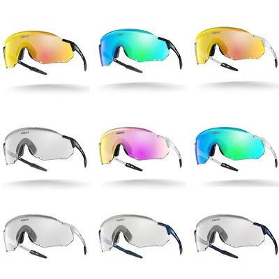 Stampa Logo del Cliente Unisex Personalizzabile Riml Occhiali da bicicletta Occhiali che cambiano colore