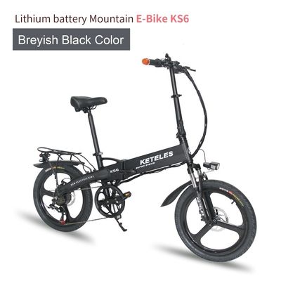 Mercato dell'UE Bicicleta elettrica pieghevole da 20 pollici con motore da 36 V 250 W e batteria al litio da 10 AH