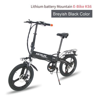 Mercato dell'UE Bicicleta elettrica pieghevole da 20 pollici con motore da 36 V 250 W e batteria al litio da 10 AH