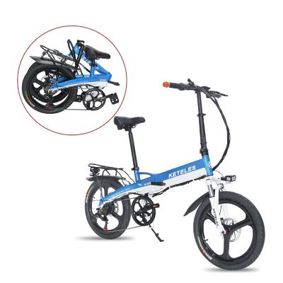 48V 350W 10AH Electric Bike con telaio pieghevole da 20 pollici e autonomia da 31 a 60 km per potenza