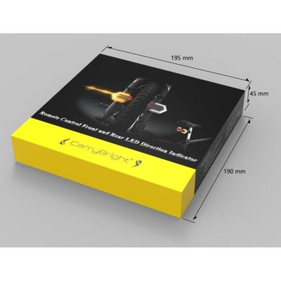 Controllo remoto wireless Indicatore di direzione a LED Luce di avvertimento per i pendolari