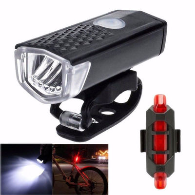 Luce anteriore Luce posteriore USB LED Ricaricabile Bicicletta Bicicletta Set di luci per mountain cycle