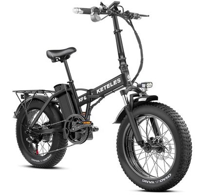 2024 Diretto 20x4.0 pollici Fat Tire Folding E-Bike 1000W con 7 velocità di ingranaggi Motore Hub posteriore