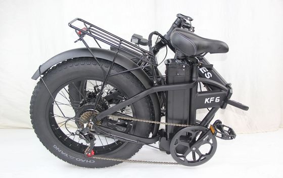 2024 Diretto 20x4.0 pollici Fat Tire Folding E-Bike 1000W con 7 velocità di ingranaggi Motore Hub posteriore