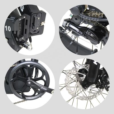 Bicicleta elettrica per tutti i terreni 1000W 13AH con gomma grassa da 20x4.0 pollici e tempo di ricarica veloce