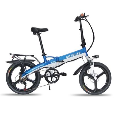 48V 350W 10AH Electric Bike con telaio pieghevole da 20 pollici e autonomia da 31 a 60 km per potenza