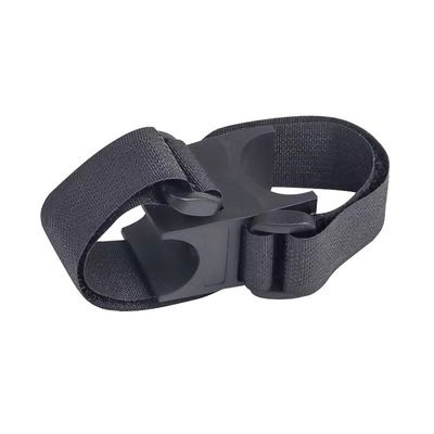 Bicicletta nera LED Torcia Rotation Bracket Torcia Stand per 28-40mm Bicicletta Luce