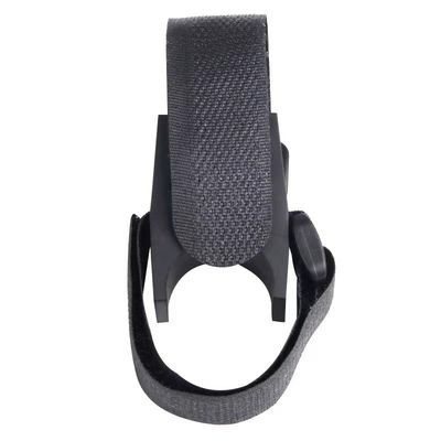 Bicicletta nera LED Torcia Rotation Bracket Torcia Stand per 28-40mm Bicicletta Luce