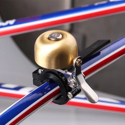Corno di alluminio per biciclette retrò classiche Ciclismo Accessoiri manubrio bicicletta oro nero