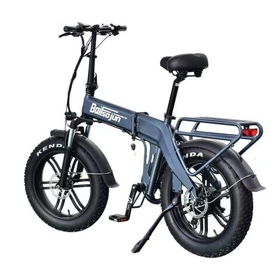 Bicicletta da montagna pieghevole elettrica Pneumatici pesanti in acciaio per tutti i terreni