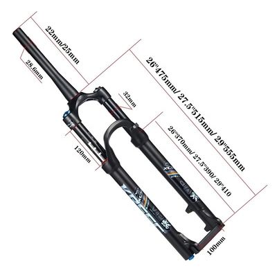 Forchetta anteriore da bicicletta 26/27.5/29&quot; Set combinato di forchette durevoli Offerto ≥2