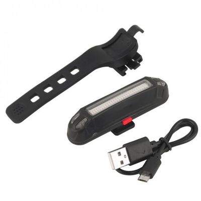 USB Ricaricabile Bicicletta Coda Cometa Lampada a LED per ABS PC Montaggio Posizionamento Poltrone