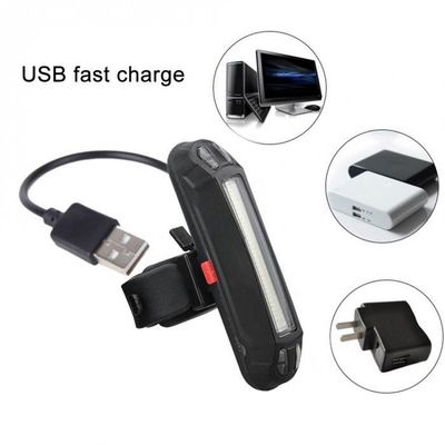 USB Ricaricabile Bicicletta Coda Cometa Lampada a LED per ABS PC Montaggio Posizionamento Poltrone