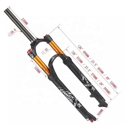Biciclette MTB a carbonio biciclette Air Shock Forks per biciclette BMX da 26/27.5/29 pollici al 2024